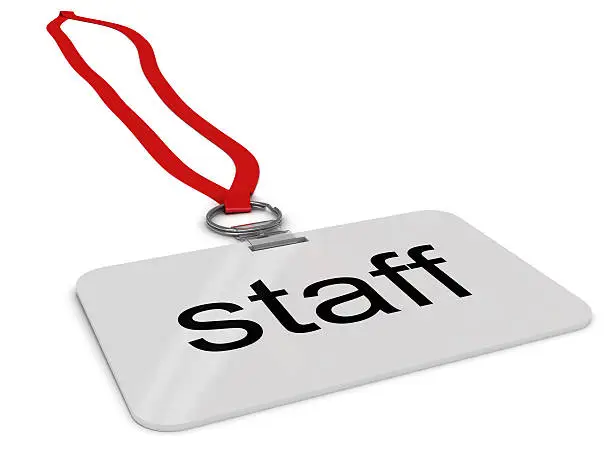 Photo of Staff badge