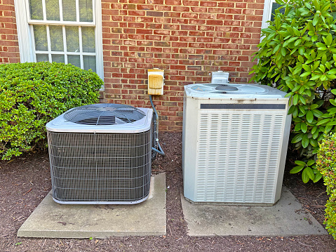 Air conditioning heat pump outdoor unit