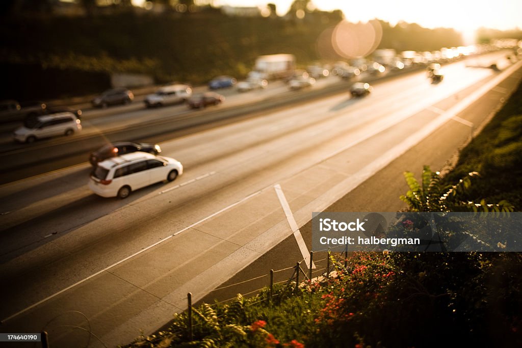 Freeway in den Tag - Lizenzfrei Auto Stock-Foto