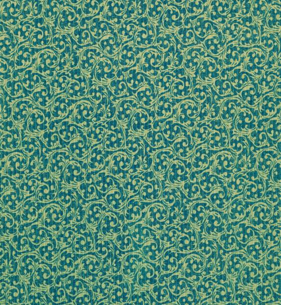 istock Very old antique wallpaper 174640605