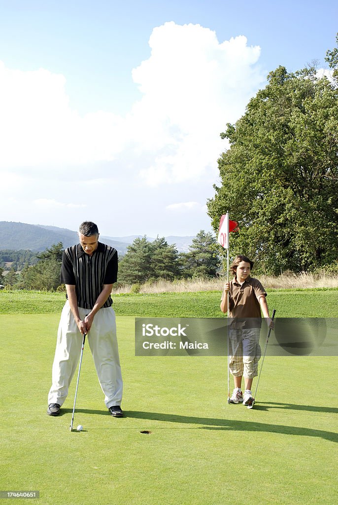 Jogadores de golfe - Foto de stock de 10-11 Anos royalty-free