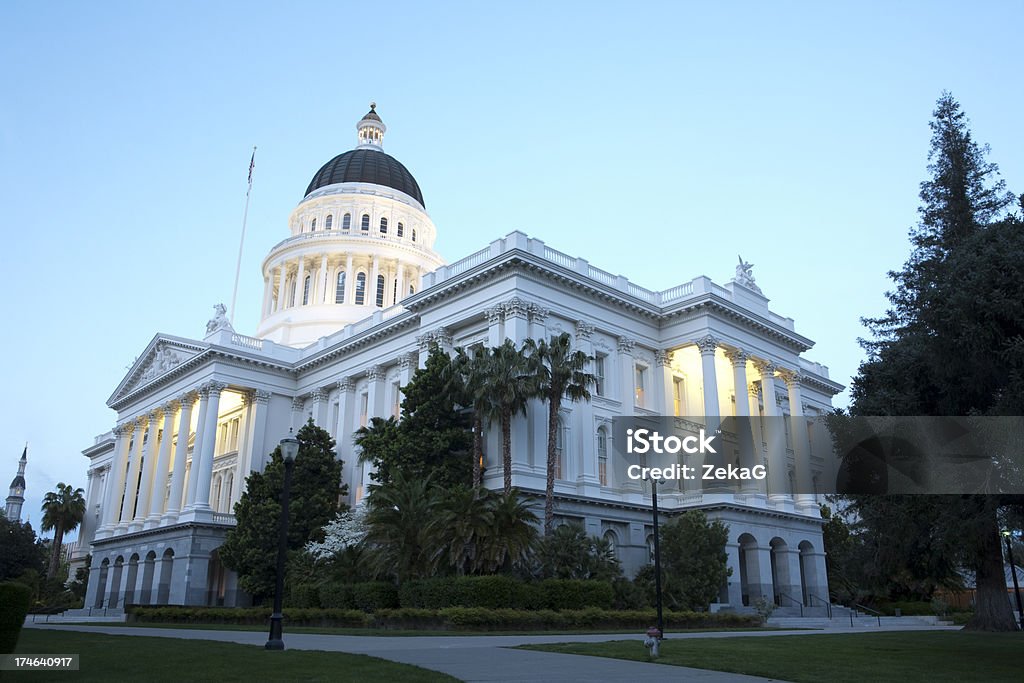 Sacramento Edifício do Capitólio - Royalty-free Departamento de relações exteriores dos EUA Foto de stock