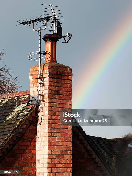 Chimney Stock Photo - Download Image Now - Aerial View, Antenna - Aerial, Brick