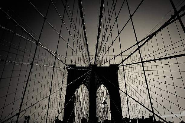 puente de brooklyn - ny01 fotografías e imágenes de stock