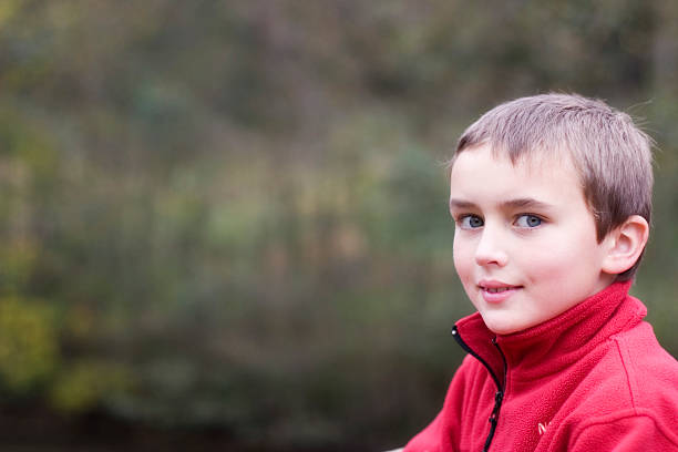 istock Boy in red fleece 174641353