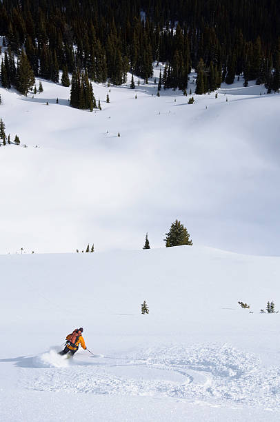 istock Powder Skier Skiing Steep Slope Selkirk Mountains Canada 174645358