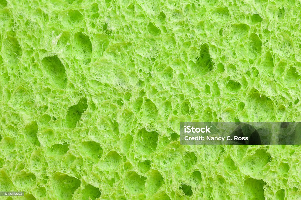 Fundo verde, esponja, textura Irregular, Cor Viva, Copyspace - Royalty-free Cor Saturada Foto de stock