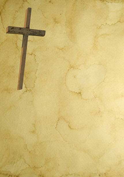 istock Crucifix and Waterstained Background 174645682