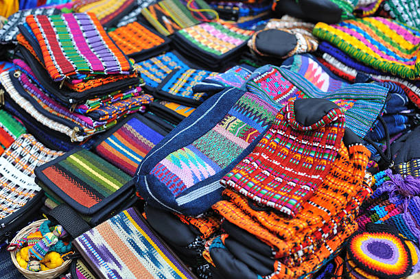 istock Textiles from Guatemalan market 174645850