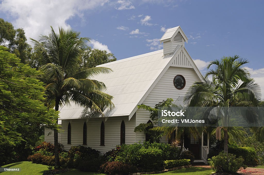 Chiesa tropicale - Foto stock royalty-free di Isola di Hamilton