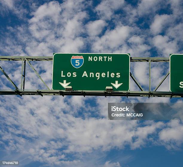 Foto de La Placa De Estrada e mais fotos de stock de Autoestrada - Autoestrada, Califórnia, Cidade de Los Angeles