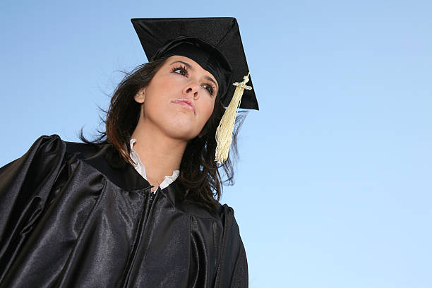 istock Low Angle View of Female Graduate 174646722