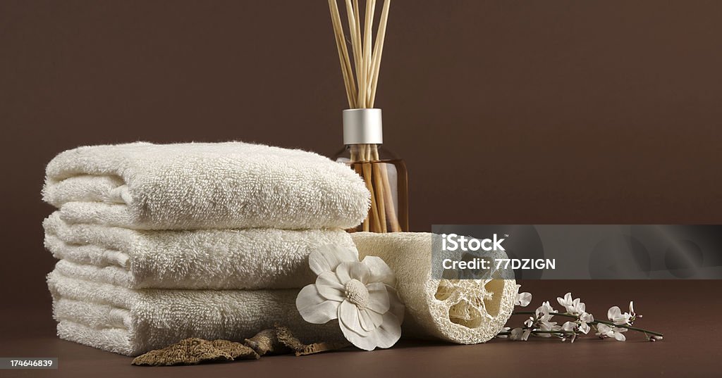 brown spa-Szene Hintergrund - Lizenzfrei Aromatherapie Stock-Foto
