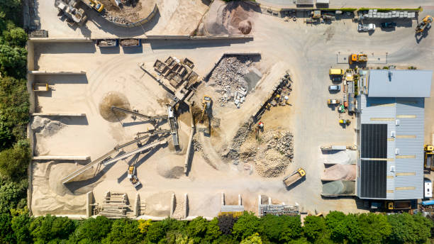 istock Gravel and sand recycling yard 1746471825