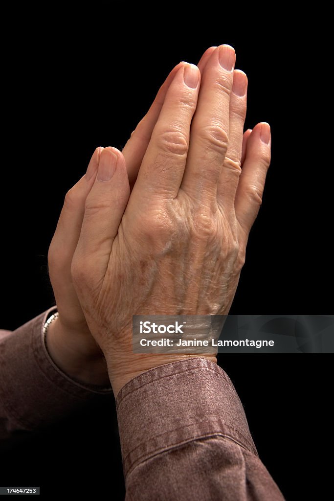 Mains en prière - Photo de Communication libre de droits