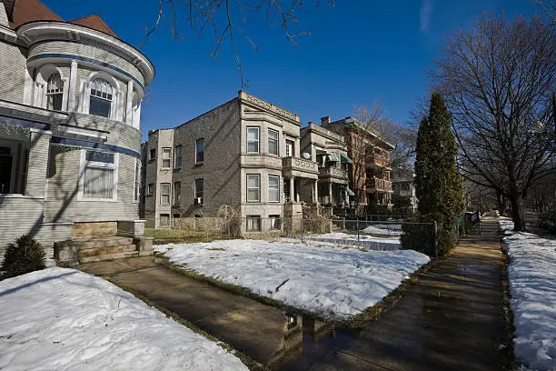 Photo of Chicago Residential Neighborhood on the West Side