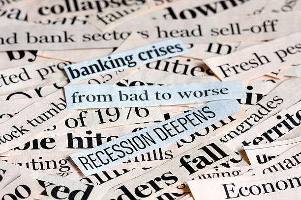 istock Global Financial Crises. Collage Of Newspaper Headlines. 174647608