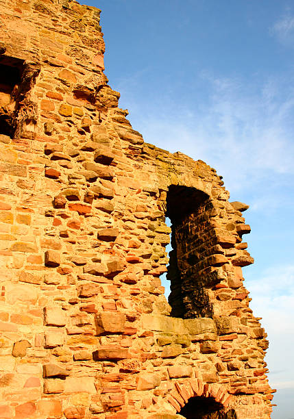 Castle Wall, Tantallon North Berwick, Scotland ruined Castle walls in ScotlandFor similar images please click on my lightbox below north berwick scotland east lothian castle scotland stock pictures, royalty-free photos & images