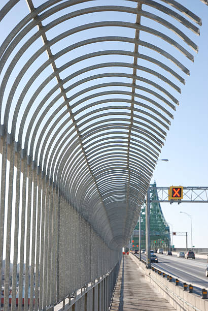 istock Anti suicide barrier on elevated road. 174648316