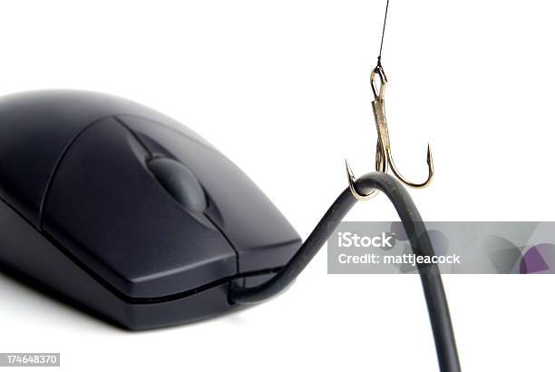 Hooked Stock Photo - Download Image Now - White Collar Crime, Dating, E-Mail