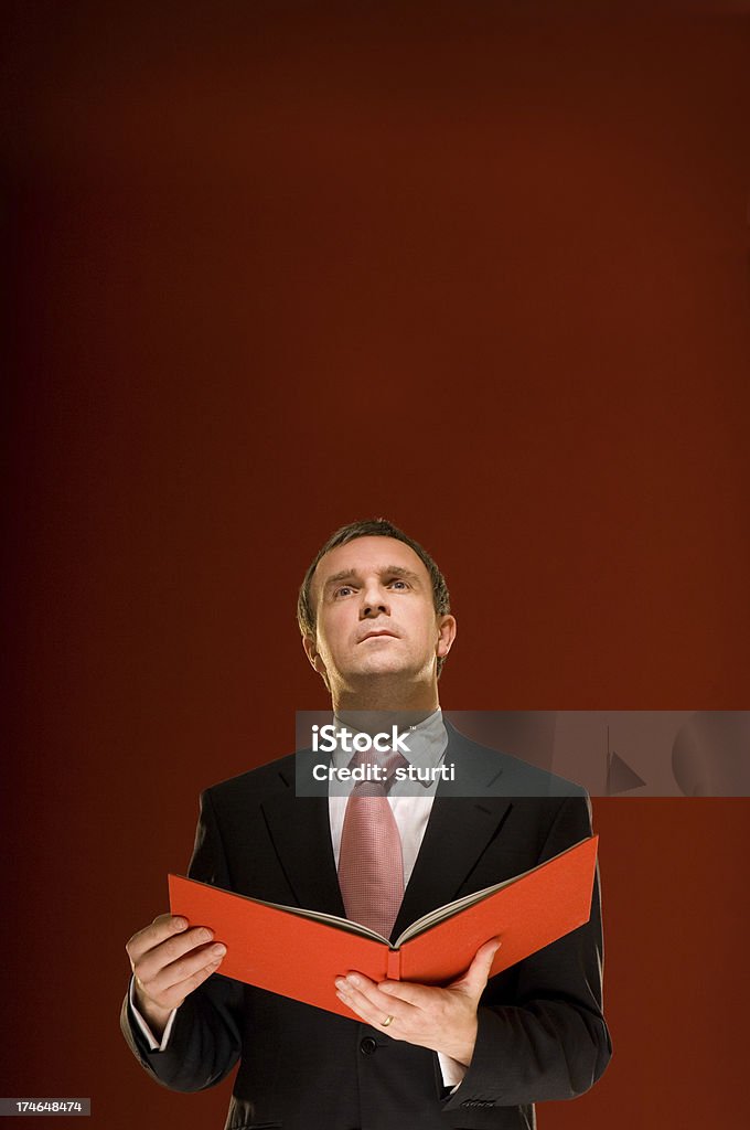Firmenkonten in der roten - Lizenzfrei Anzug Stock-Foto