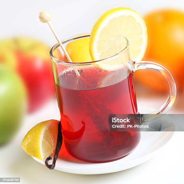 Owoce Herbaty - zdjęcia stockowe i więcej obrazów Cukier - Cukier, Cytryna, Herbata - gorący napój