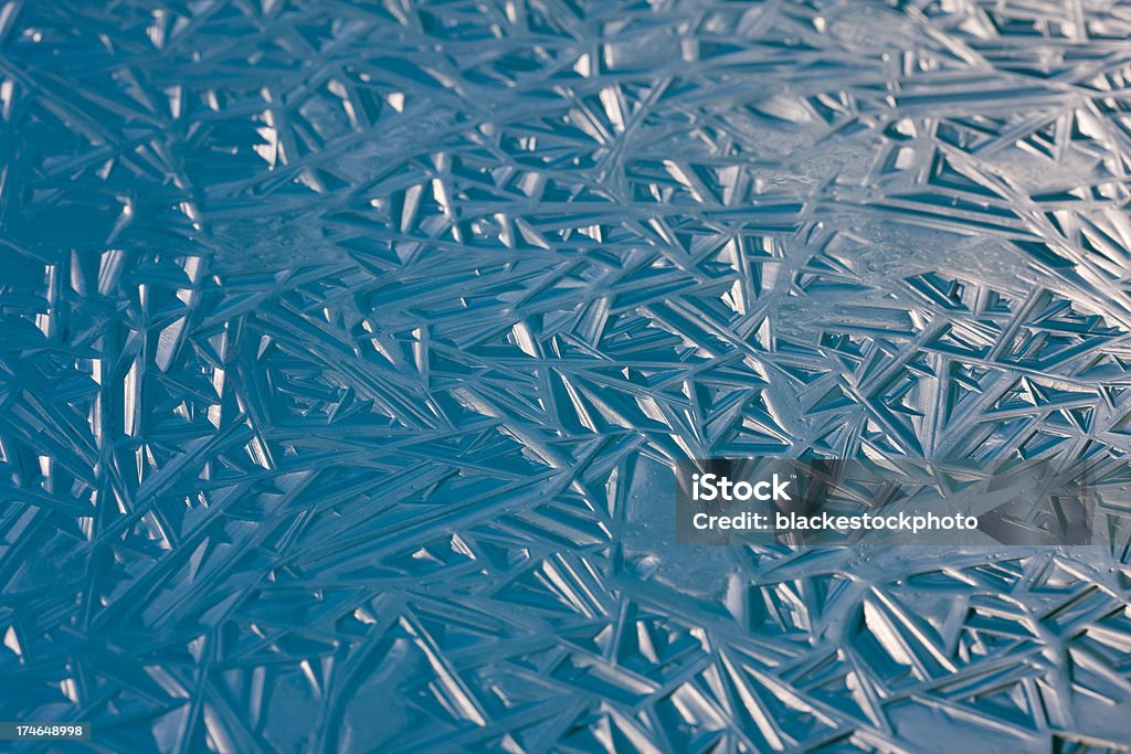 대칭 아이스 크리스탈 - 로열티 프리 얼음 스톡 사진