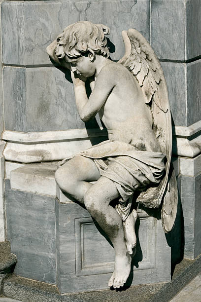 istock Winged Sleeping Boy Angel, Buenos Aires, Argentina 174649408