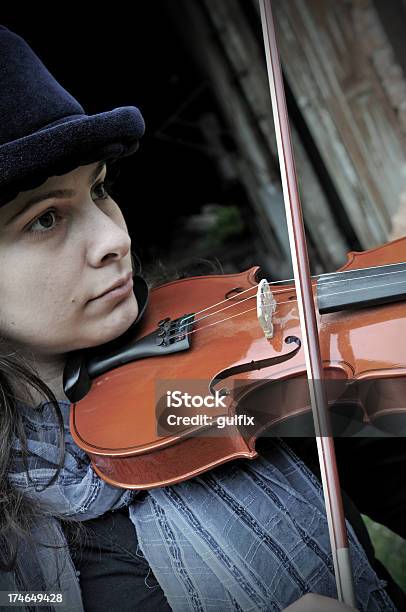 The Violinist Stock Photo - Download Image Now - 30-39 Years, Adult, Adults Only