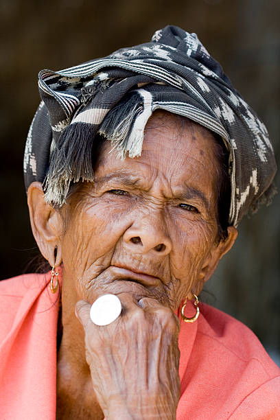 Old women on Sumba, Indonesia.