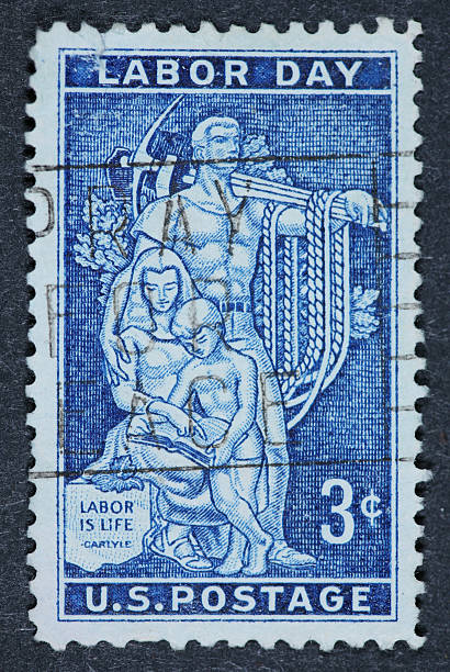 istock Labor Day USA stamp 174649729