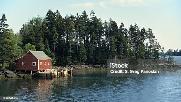 Maine Cênica - Fotografias de stock e mais imagens de Maine - Maine, Cabana de Madeira, Deer Isle