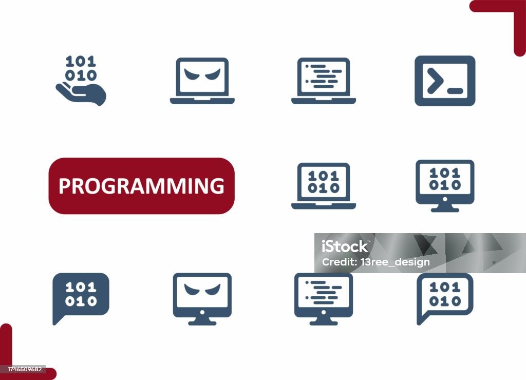 Programmieren Log Programmieren Von Symbolen Codierung Hacking Binärcode Ki Technologie ...
