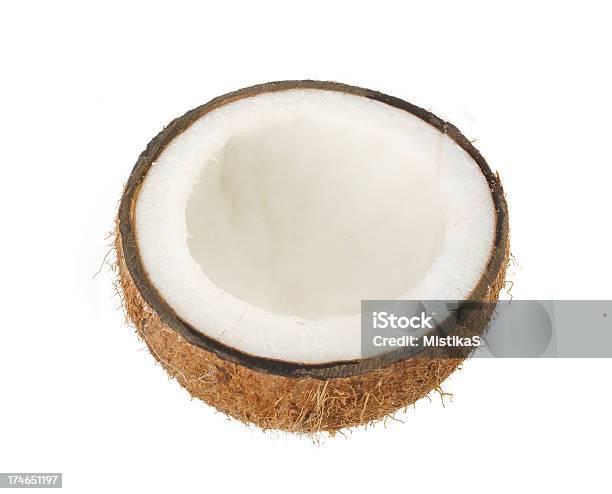 Kokosowy - zdjęcia stockowe i więcej obrazów Bez ludzi - Bez ludzi, Białe tło, Brązowy