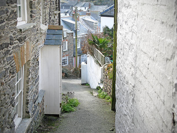 porto de isaac, cornualha. - cornwall england uk england port isaac imagens e fotografias de stock