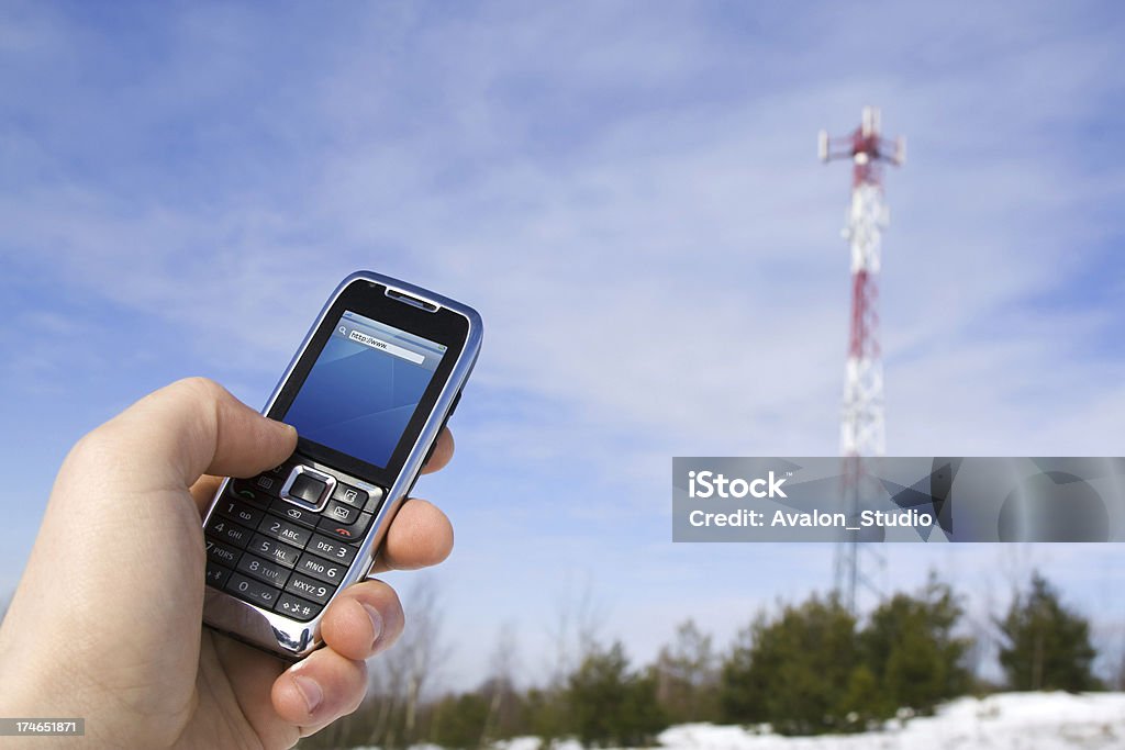 Internet mobile - Foto stock royalty-free di Antenna - Attrezzatura per le telecomunicazioni