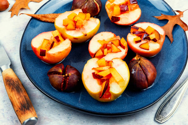 istock Baked apples and figs 1746527296