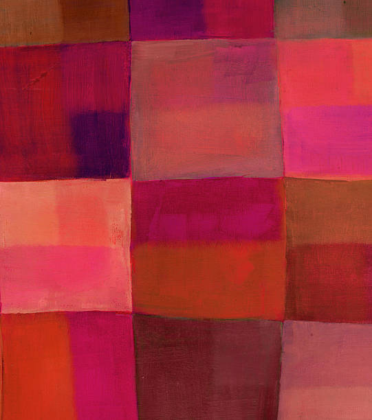 istock Red Abstract Oil Painting 174652873