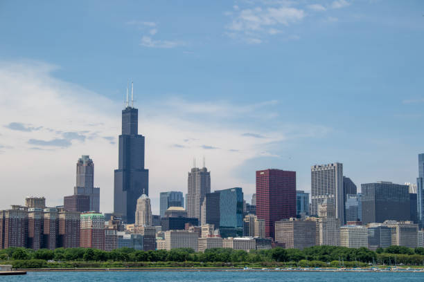 Willis Tower (formerly Sears Tower) at dusk