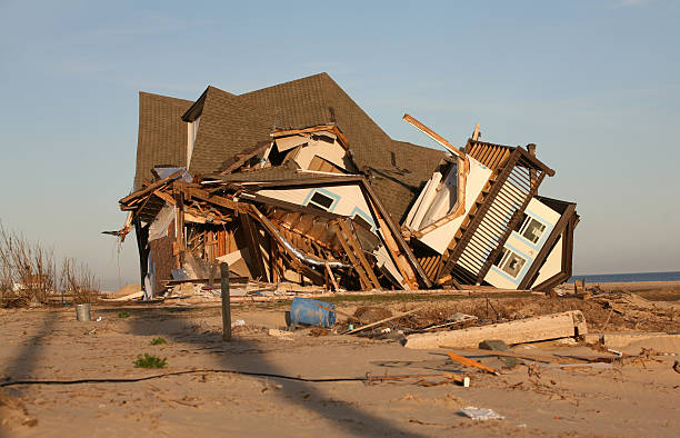 istock A house by the sea damaged after a hurricane 174653593
