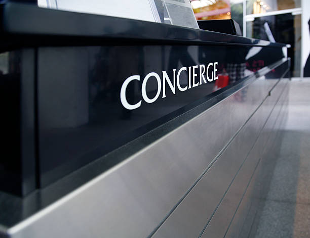 Banco Concierge - foto stock