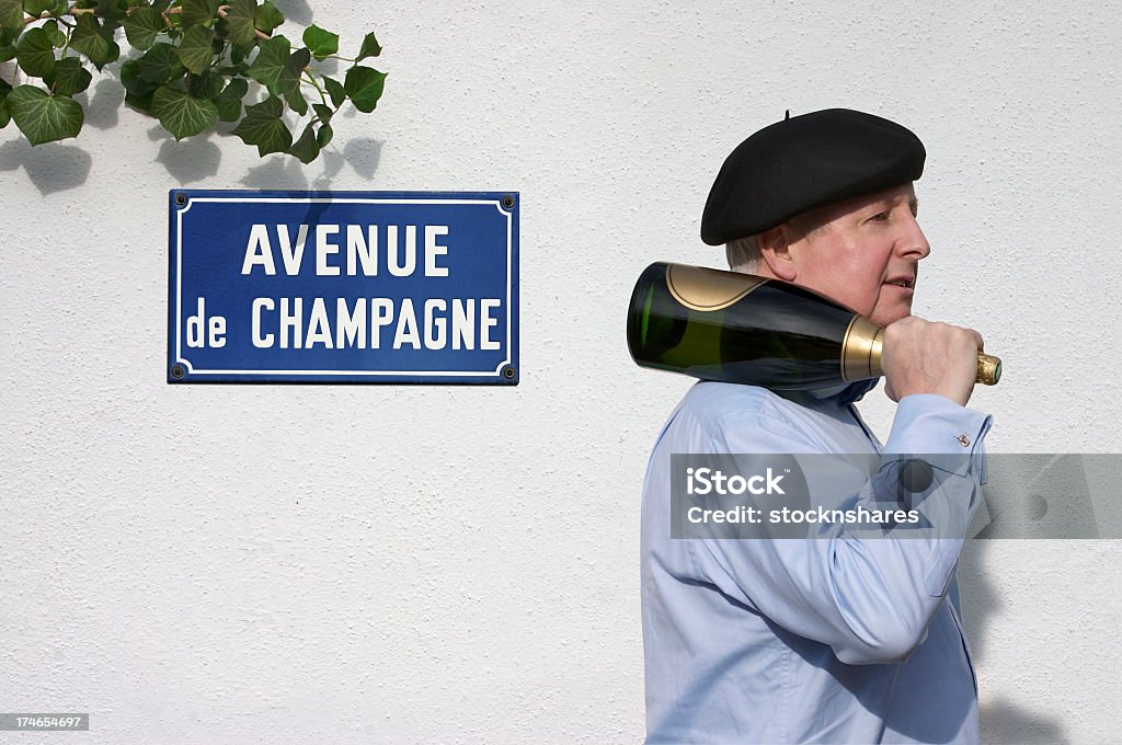 Avenue de Champagne Epernay - Foto stock royalty-free di Francia