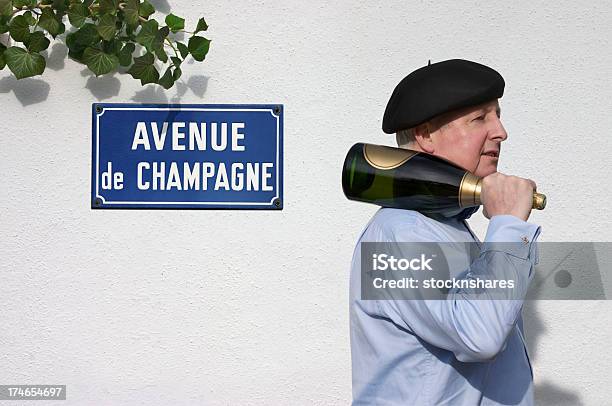 Avenue De Champagne Epernay - Fotografie stock e altre immagini di Francia - Francia, Regione della Champagne, Spumante