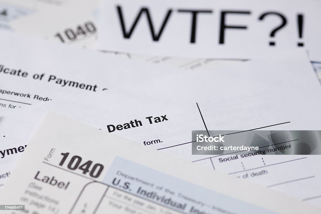 La morte e le tasse - Foto stock royalty-free di 2000-2009