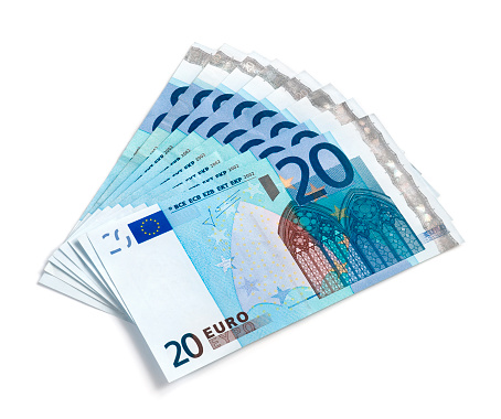 EU Banknotes (CLIPPING PATH included). More related images in