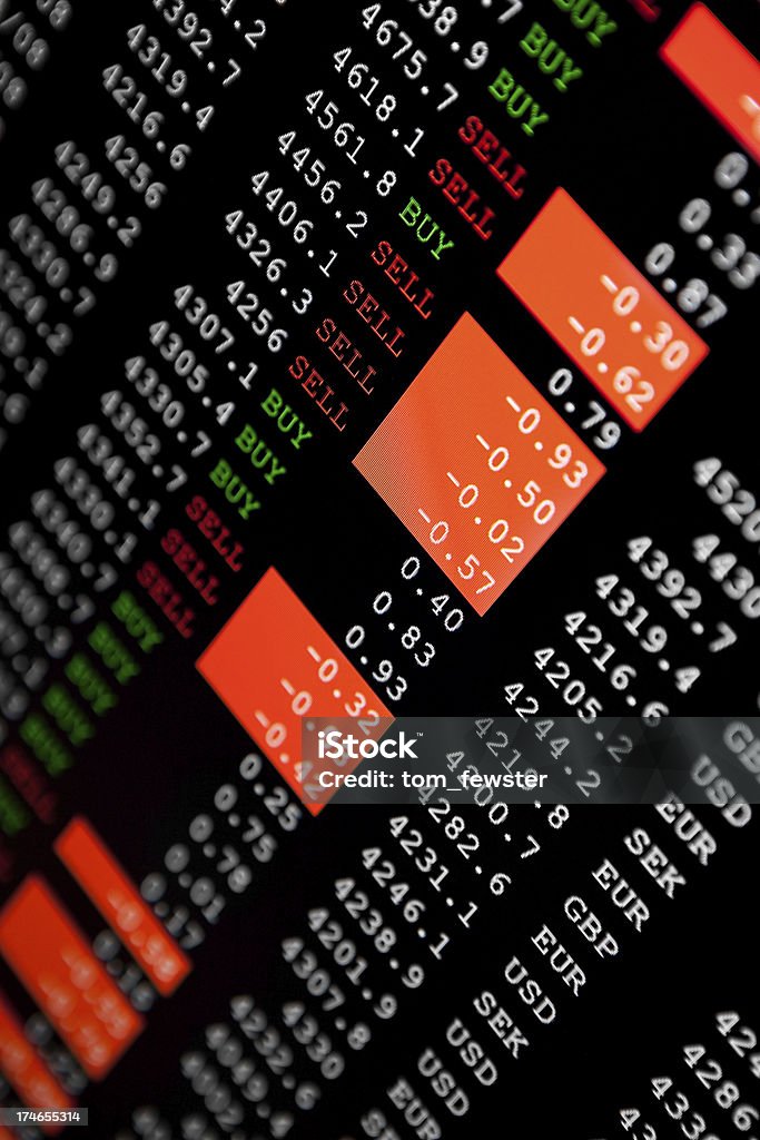 주가 - 로열티 프리 Stock Market Crash 스톡 사진