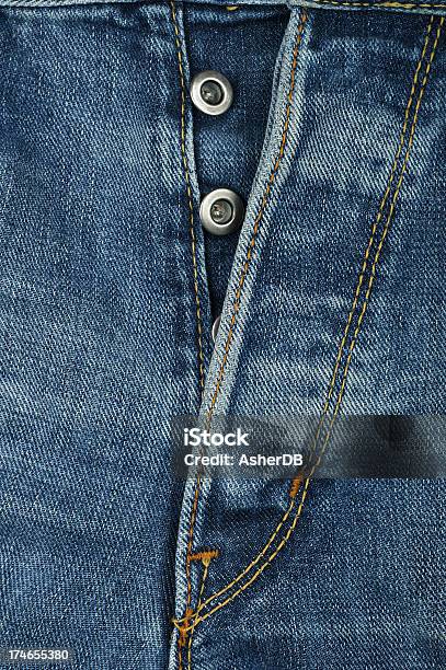 Jeansfly Stockfoto und mehr Bilder von Blau - Blau, Fotografie, Jeans
