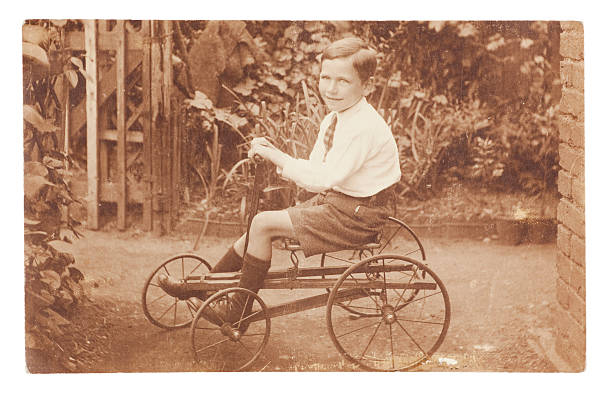 istock Boy on Vintage Go-Kart 174655688