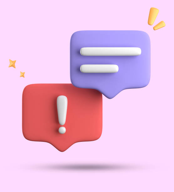 istock 3d rendering of speech bubble, 3D pastel chat icon set. Set of 3d speak bubble. 1746557133