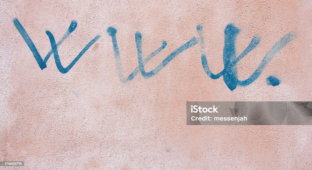 www graffiti WWW. written on pink wall. Art Stock Photo